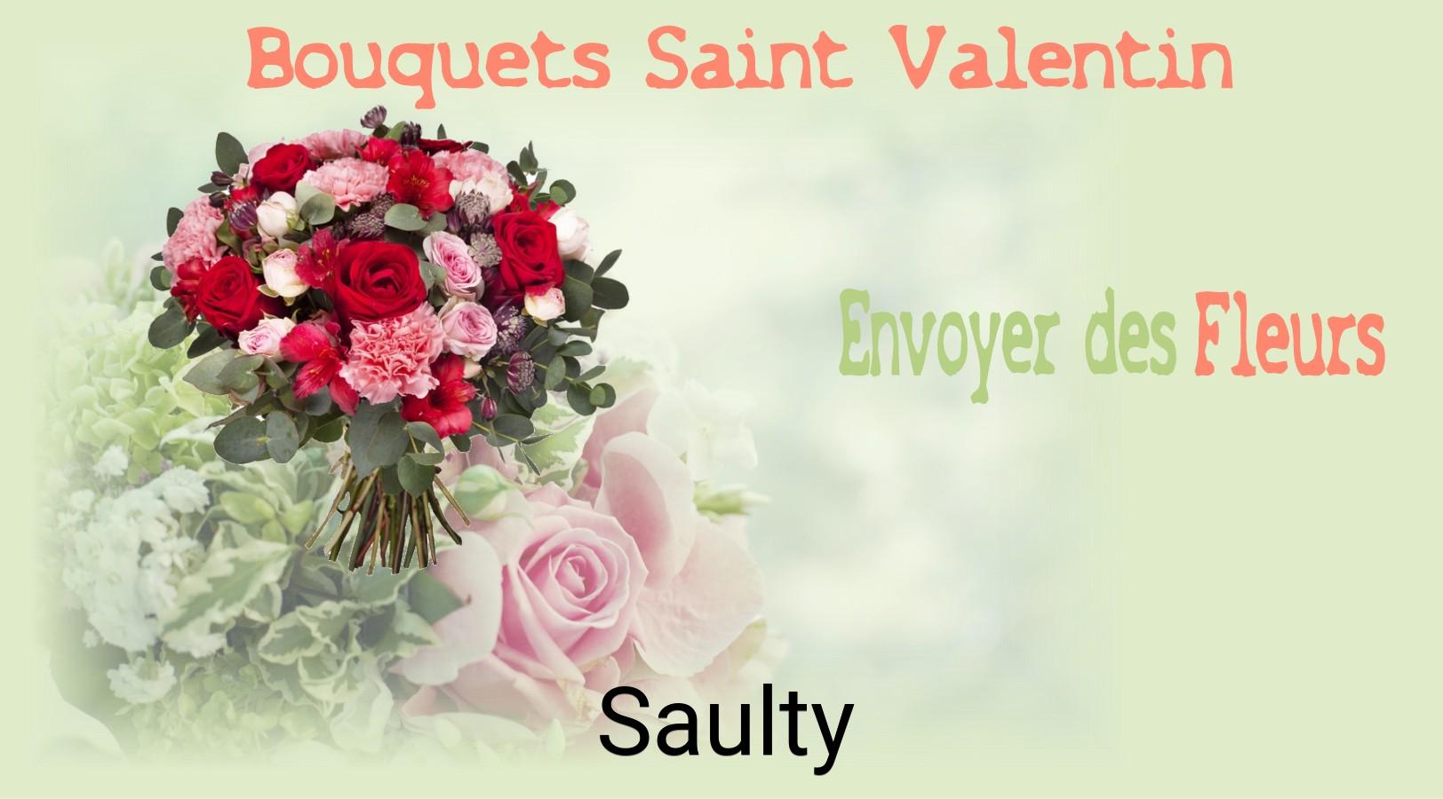 Roses de Saint-Valentin livrées à Saulty